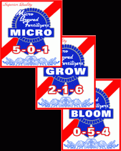 Microbrewed Fertilizer 3 Part Nutrient