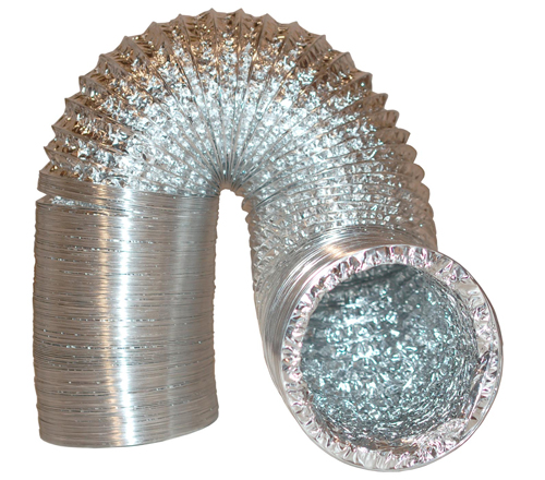 8″ x 25′ Insulated Ducting