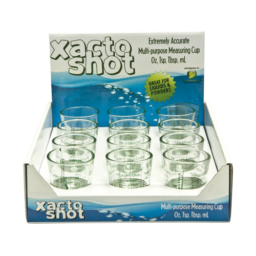 Xacto Shot Display + 12 Shot Glasses