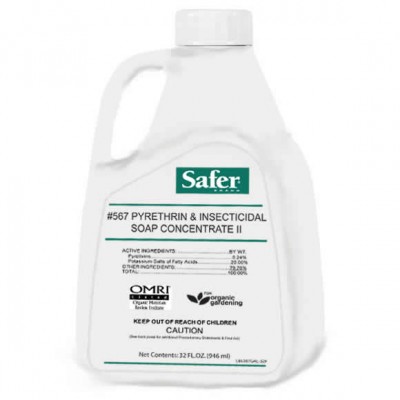 Safer Brand Insecticidal Soap and Pyrethrin Insect Killer